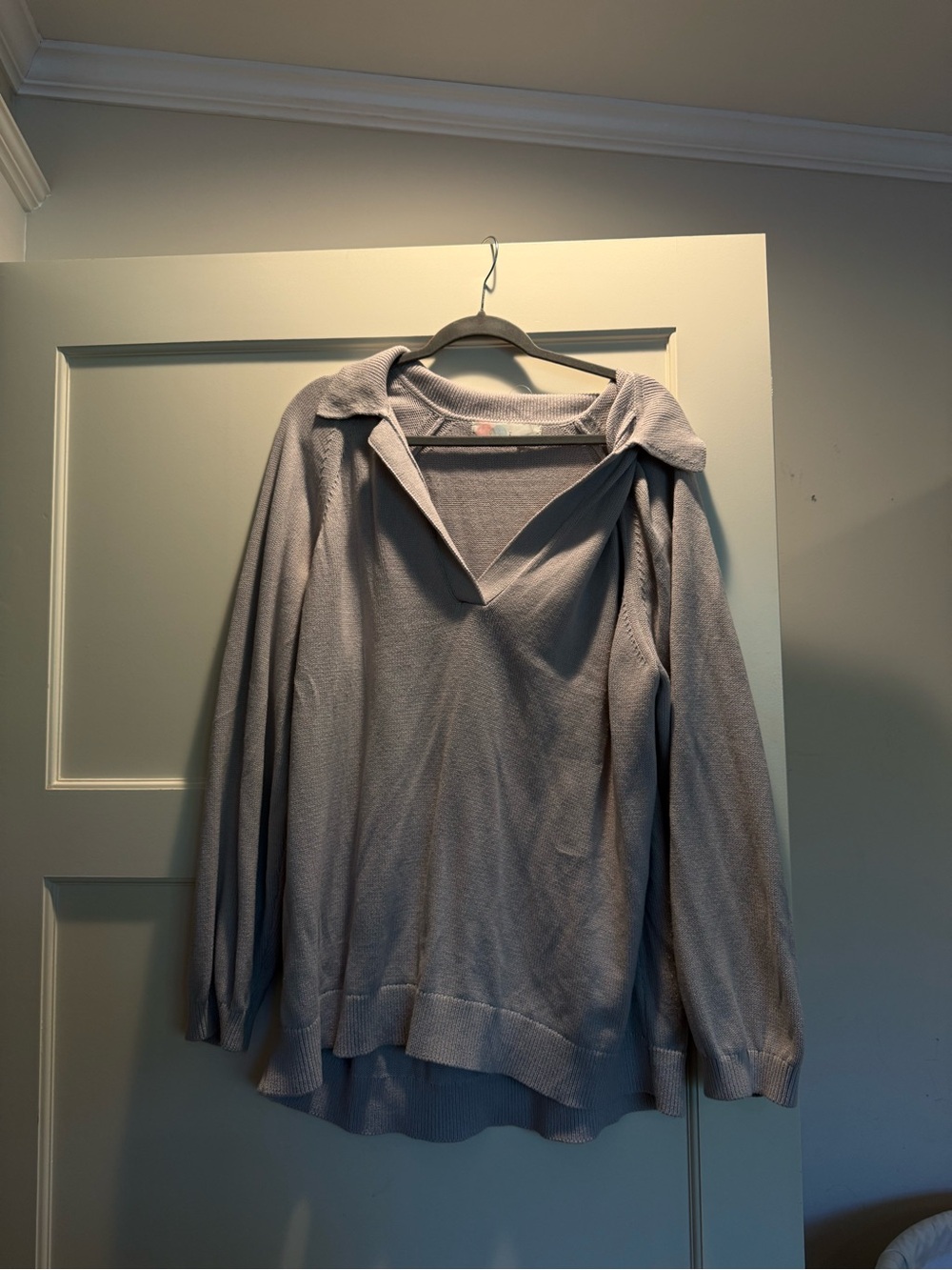 Free People Drea Sweater Set in Quiet Grey - Picture 2 of 3